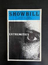 Original Vintage Off Broadway Showbill Farrah Fawcett in Extremitites 1983 Her first NY Theatre Appe