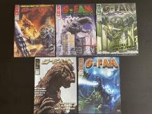 Godzilla G-Fan Magazine Group of (5)