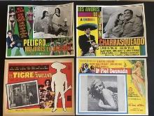 Group of (4) Mexican Lobby Cards/Pin-Up Images