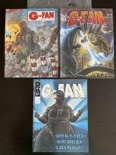 Godzilla G-Fan Magazine Group of (3)