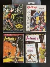 Group of (4) 1950's Pulp Magazines