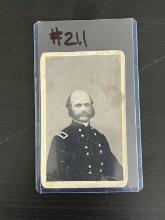 Civil War CdV of Gen. Ambrose Burnside