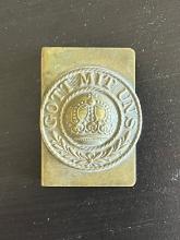 WWI Trench Art Matchbox Cover