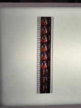 Original 35mm Strip of Luke and Darth Vader from Star Wars Empire Strikes Back Movie 7 Inches