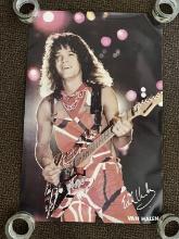 Eddie Van Halen Poster 23x35 Classic From the 1980s Concert Promotional Rock Poster
