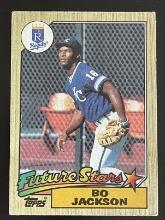 Bo Jackson 1987 Topps #170 Royals Baseball Sports Trading Card Rookie Card