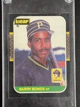 Barry Bonds 1987 Leaf Pirates Baseball Card #219 Encased MLB