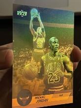 Michael Jordan Hologram Card AW9 MVP Upper Deck Chicago Bulls