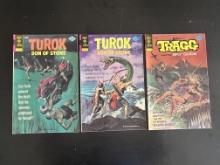 Tragg & Turok/Gold Key Comics Group of (3) Bronze Age Issues