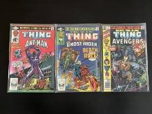 3 Issues Marvel Two in One Comic #75 #80 & #87 Marvel Comics 1981-82 Bronze Age Comics