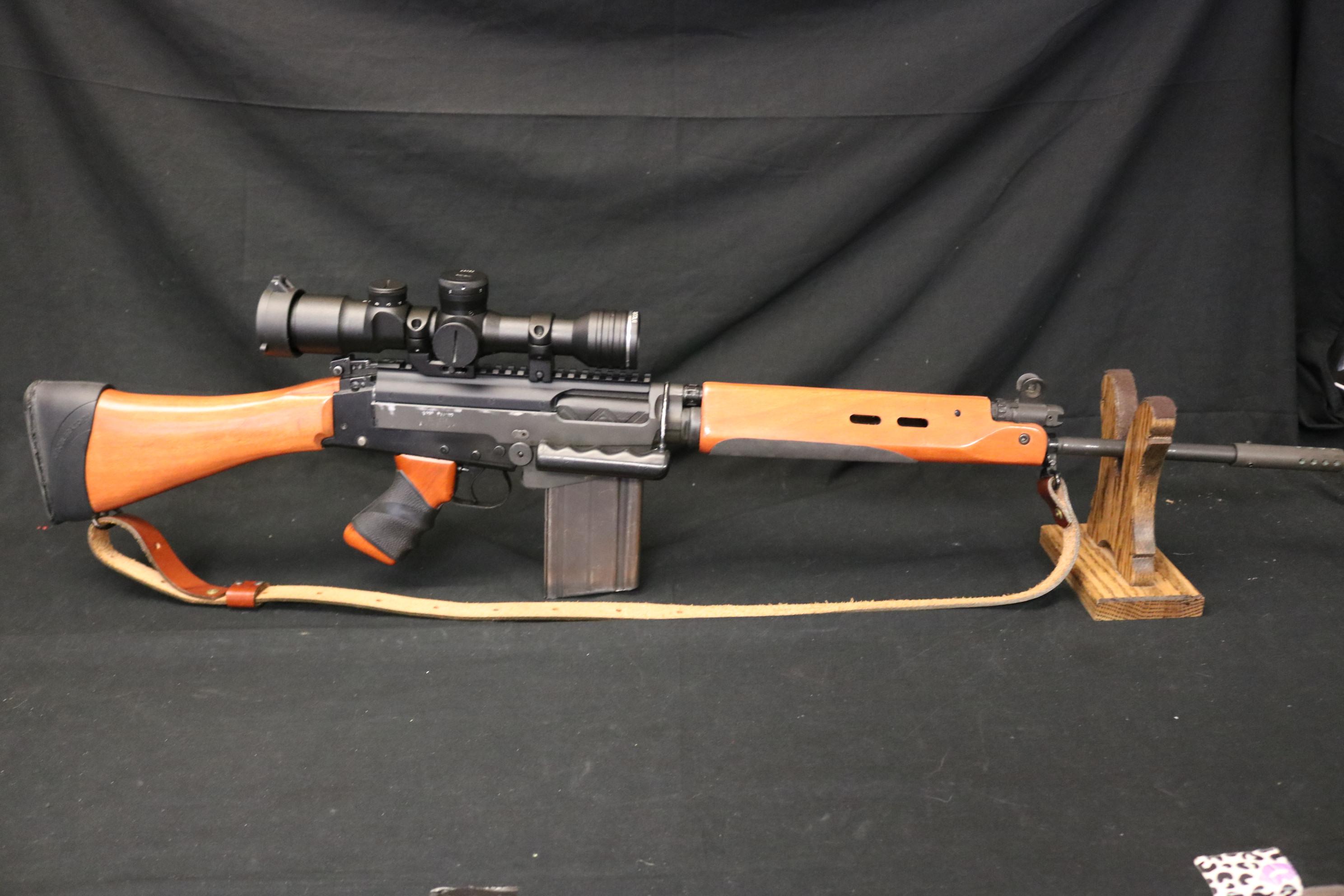 Canadian made L1A1 Sporter FAL 308 Win with Black Lion Optics Scope