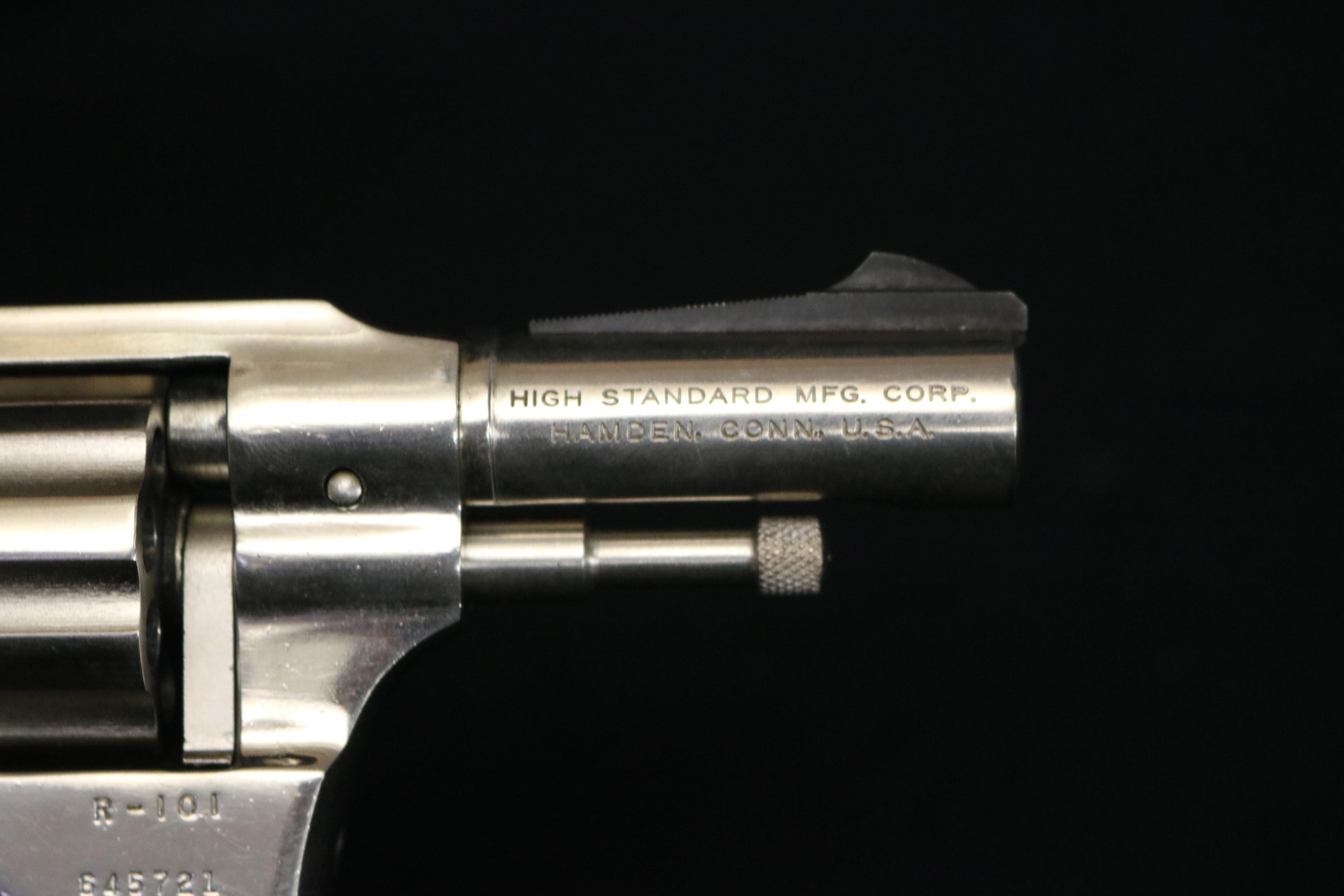 Hi Standard R-101 Sentinel 22 Revolver Factory Nickel