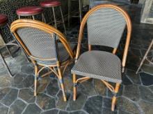 (12) Gar Outdoor Wicker Chairs