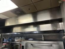 20’ Stainless Steel Grease Hood System