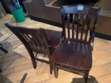 (24) Darkwood Chairs