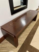 60"� x 16"� x 18"� Darkwood Bench