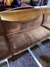 46.5â€�W x 30â€�D x 36â€�H Decor Fabric & Leather Bench Seat