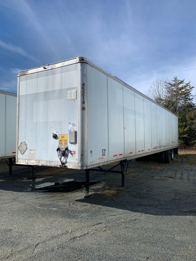 2001 Wabash 53 Ft T/A Van Trailer