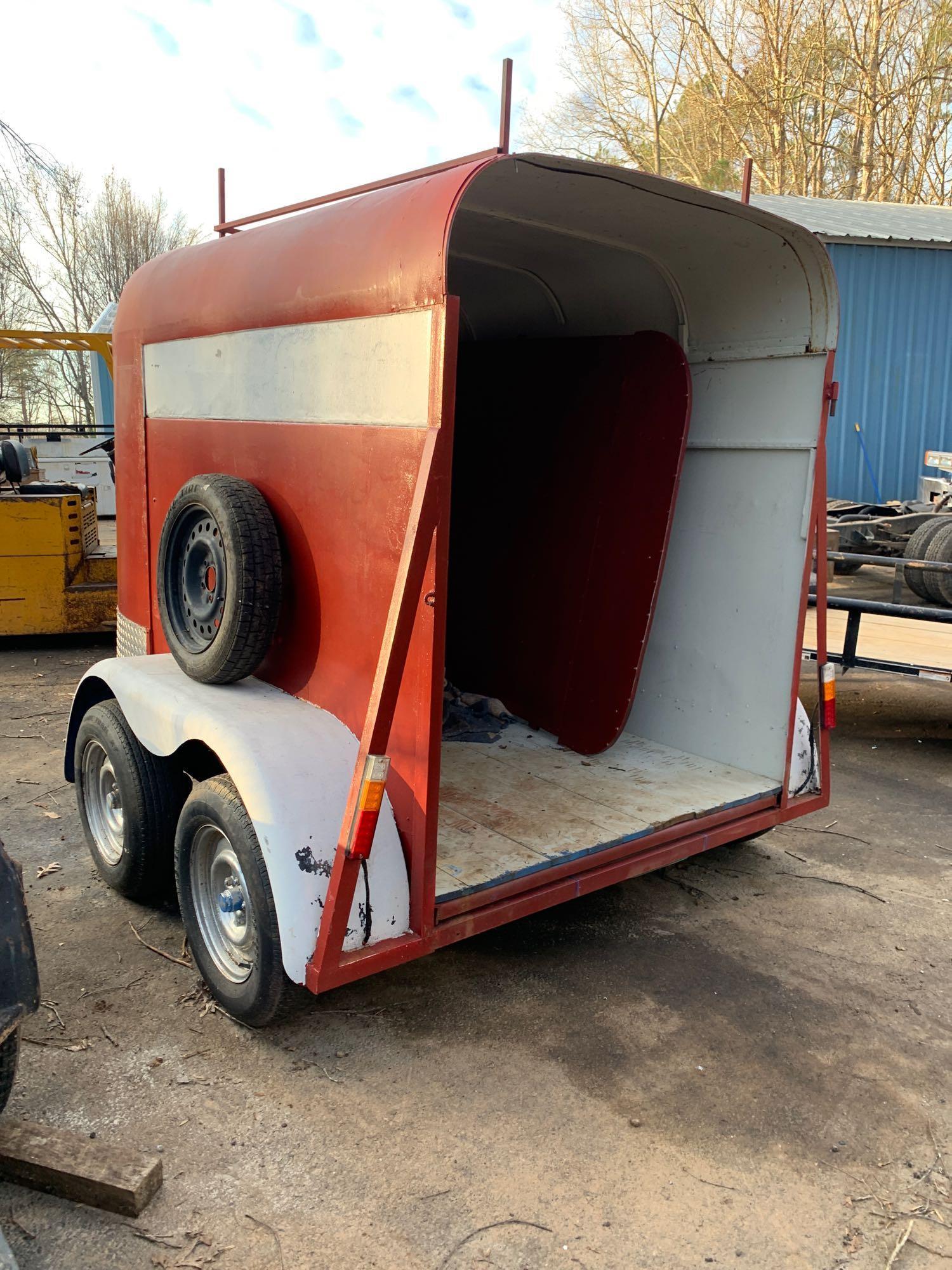 Custombuilt 9FT Livestock Trailer