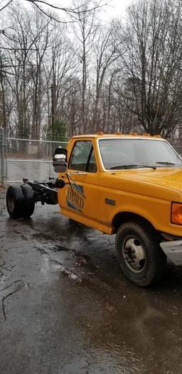 1988 Ford F-350 S/A Cab & Chassis Truck