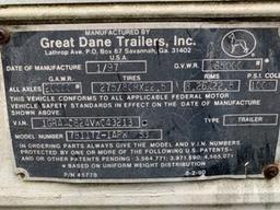 1997 Great Dane 7811TZ-1APW 53 T/A Van Trailer