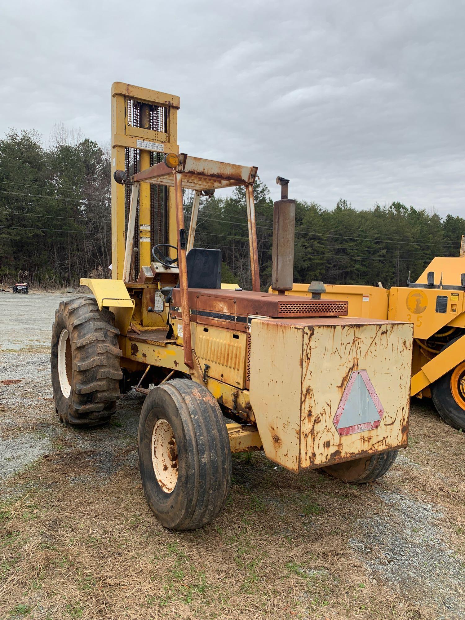 Harlo HF-456-D-28 5000LB Rough Terrain Forklift