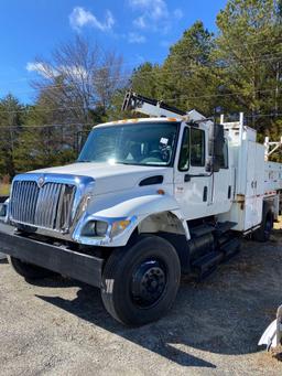 2007 International 7300 S/A Crew Cab Mechanics Truck