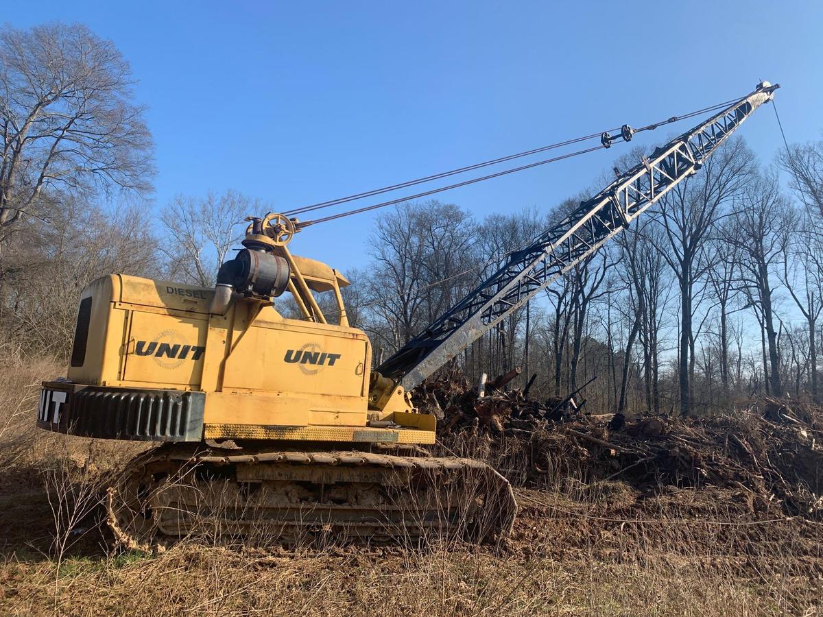 Unit Dragline Crawler Crane