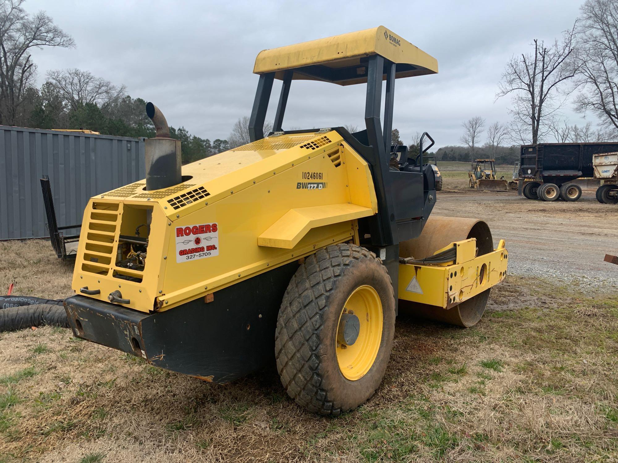 2014 Bomag BW177D-5 Vibratory Roller