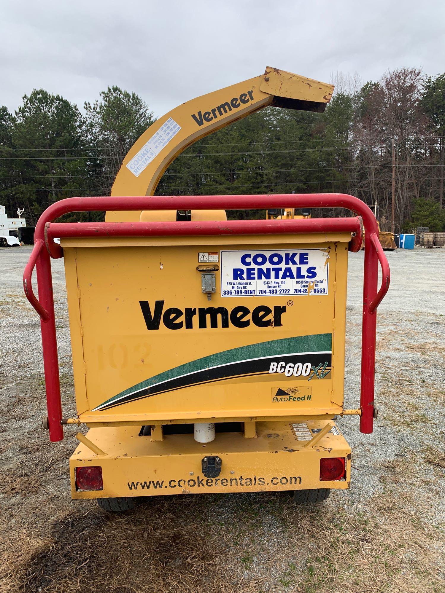 2011 Vermeer BC600XL Portable Chipper