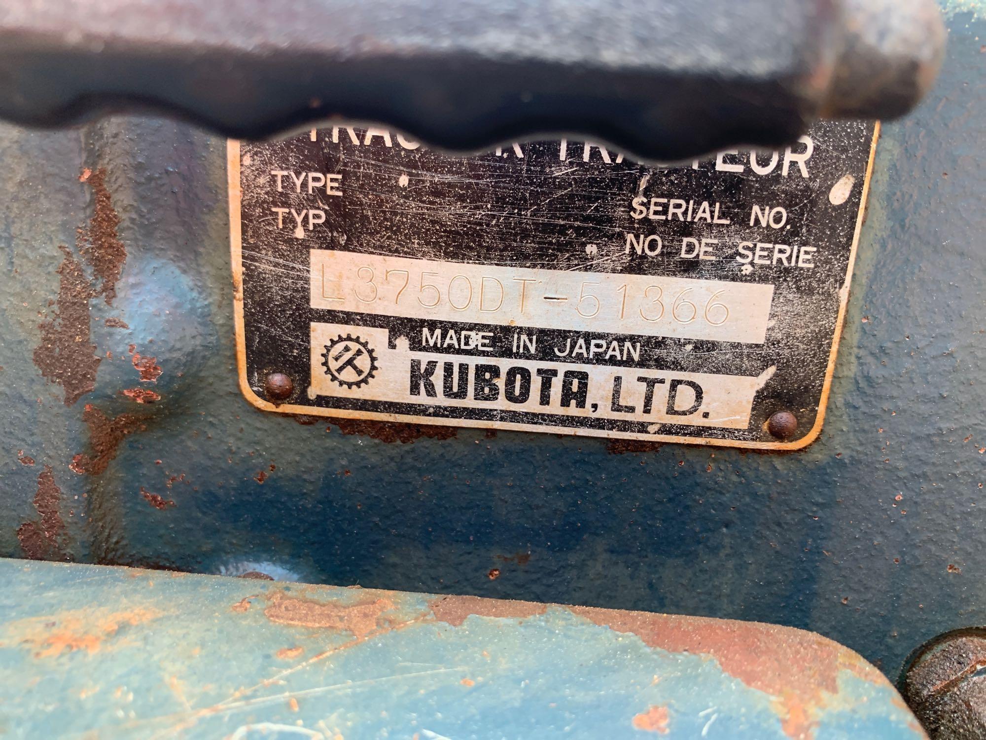 Kubota L3750DT 4WD Tractor