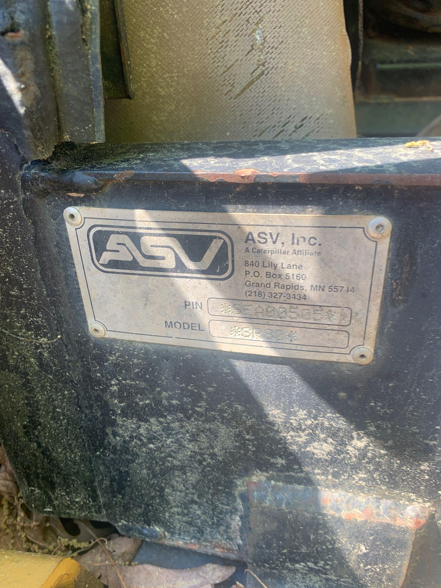 ASV SR-80 Posi-Track Crawler Skid Steer