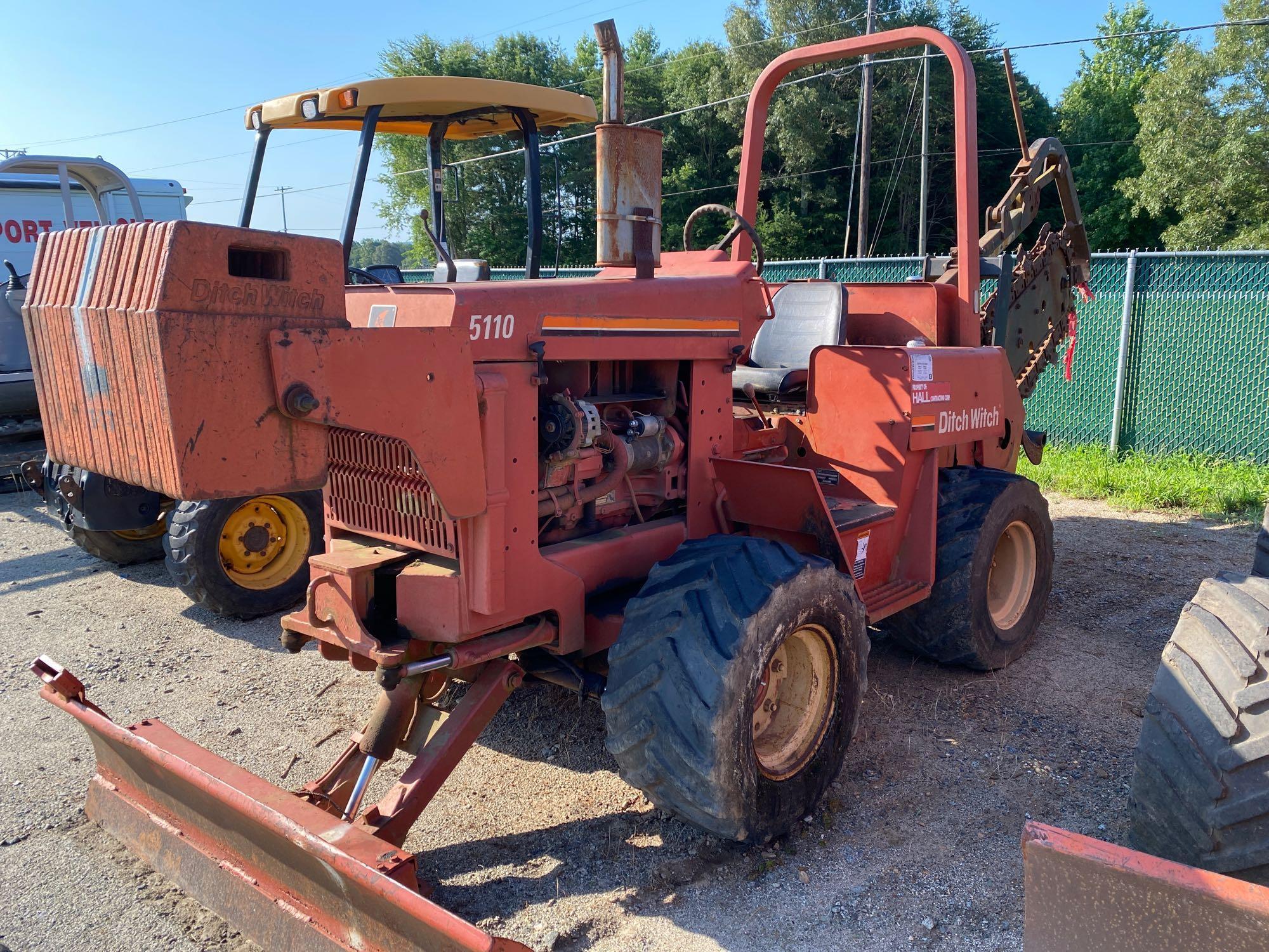 1997 Ditch Witch Trencher 5110