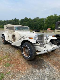 Excalibur 2 Door Convertible Car