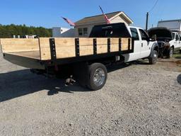 2012 Ford F450 Super Duty 6.7L PowerStroke Crew Cab Flat Bed Dump Dually