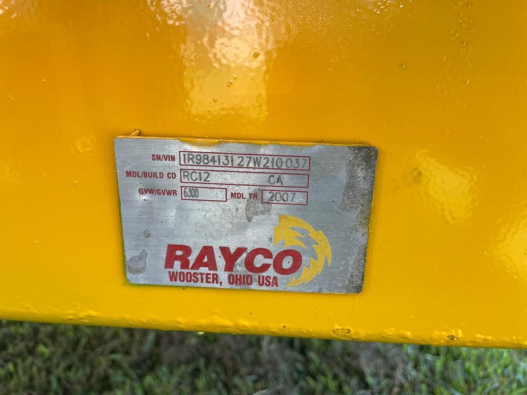 2007 Rayco RC12CA Portable Wood Chipper