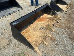 Unused 78 Inch Skid Steer Digging Bucket