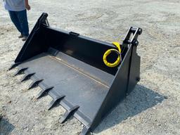 Unused 84 Inch Skid Steer 4 In 1 Bucket