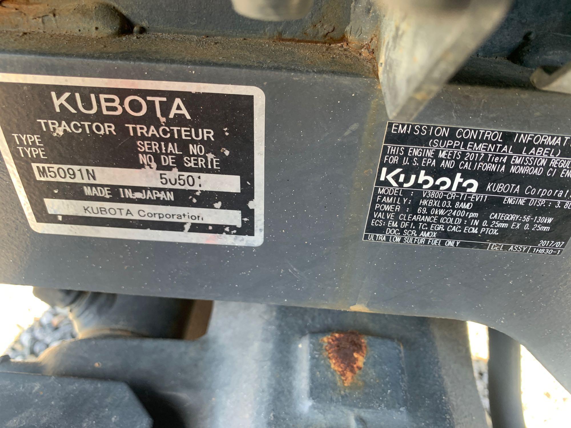 Kubota M5-091N 4WD Tractor