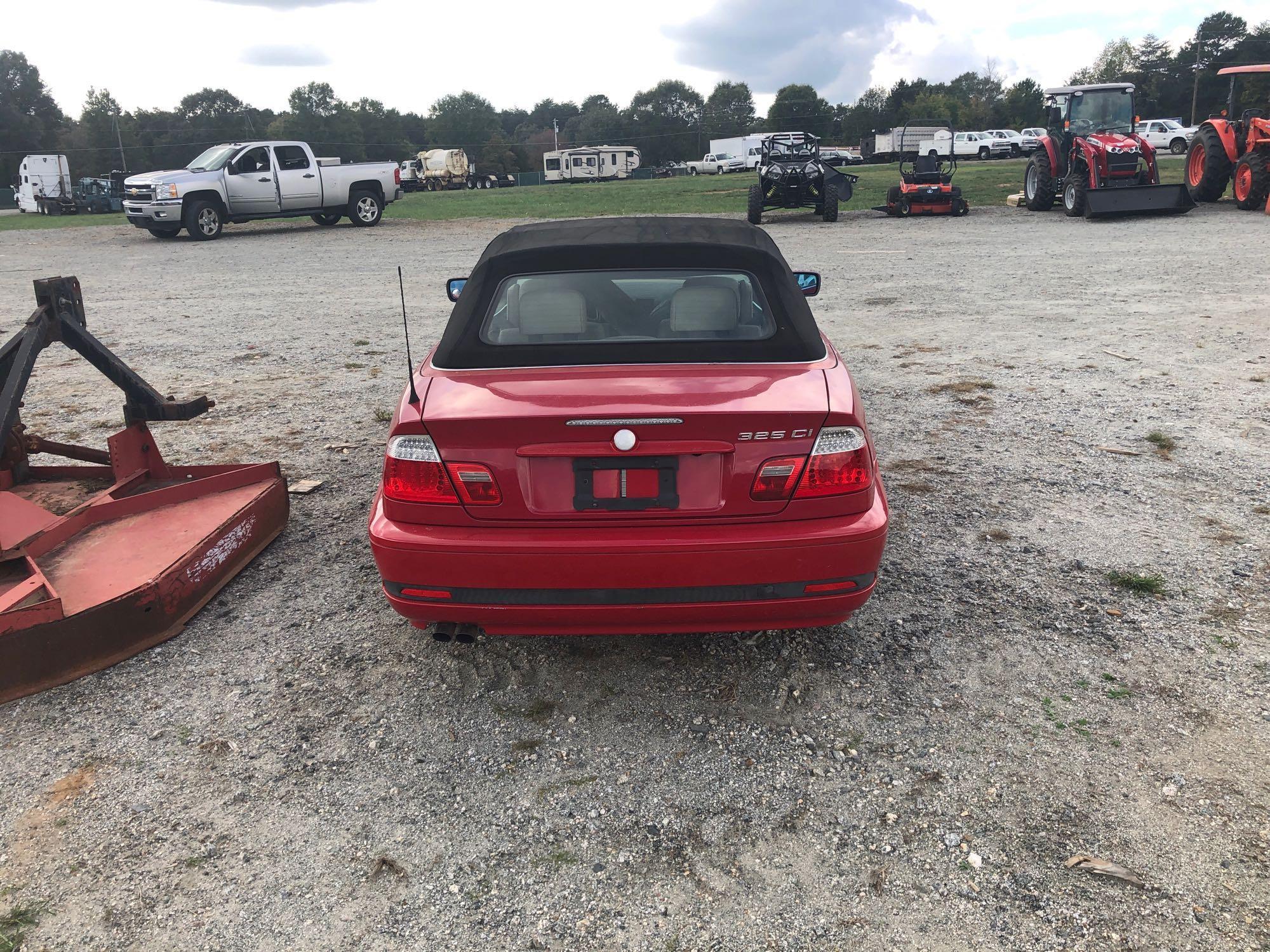 2005 BMW 325CI Convertible Automobile