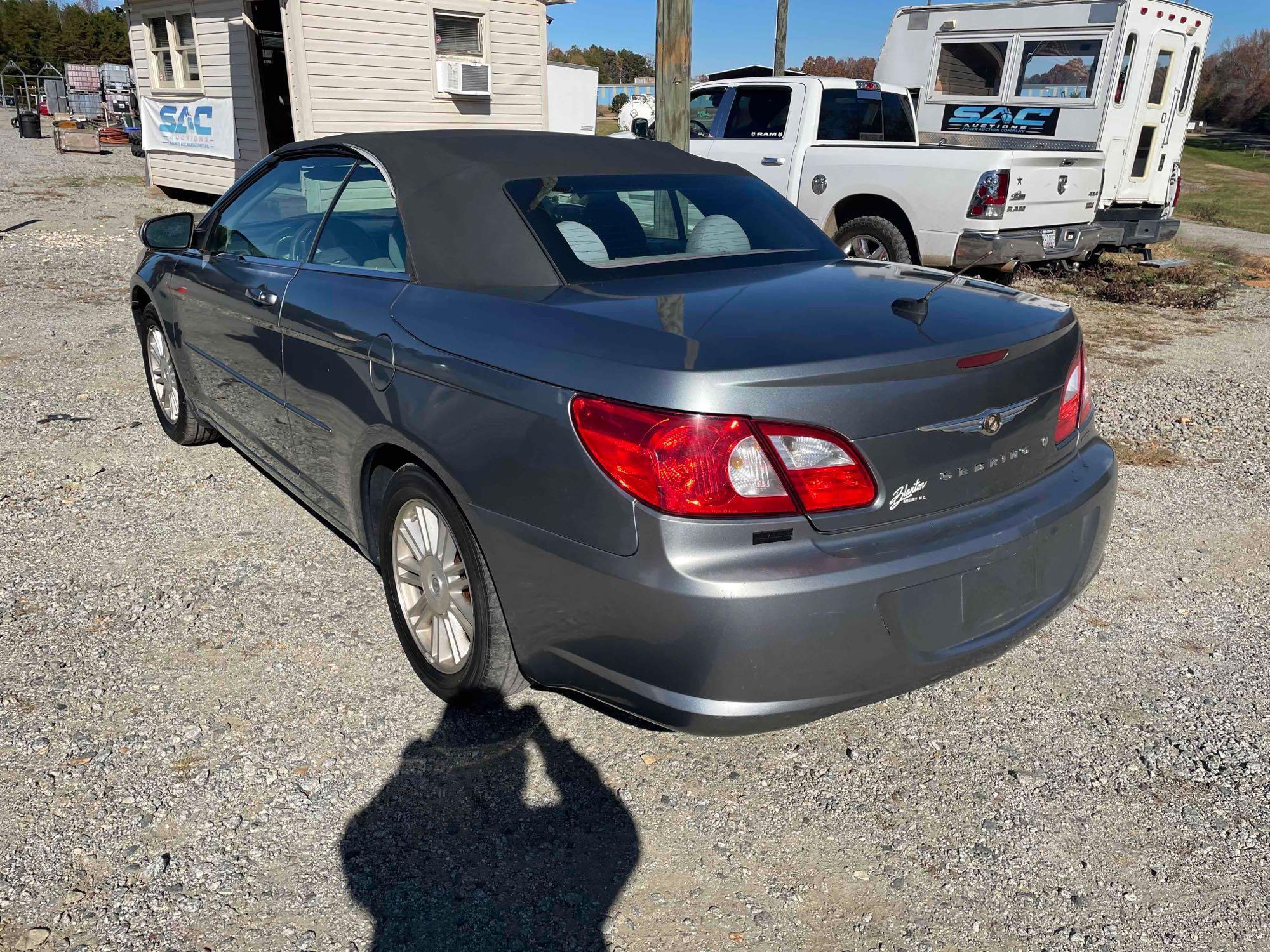 2008 Chrysler Sebring Touring Convertible 2Dr Auto