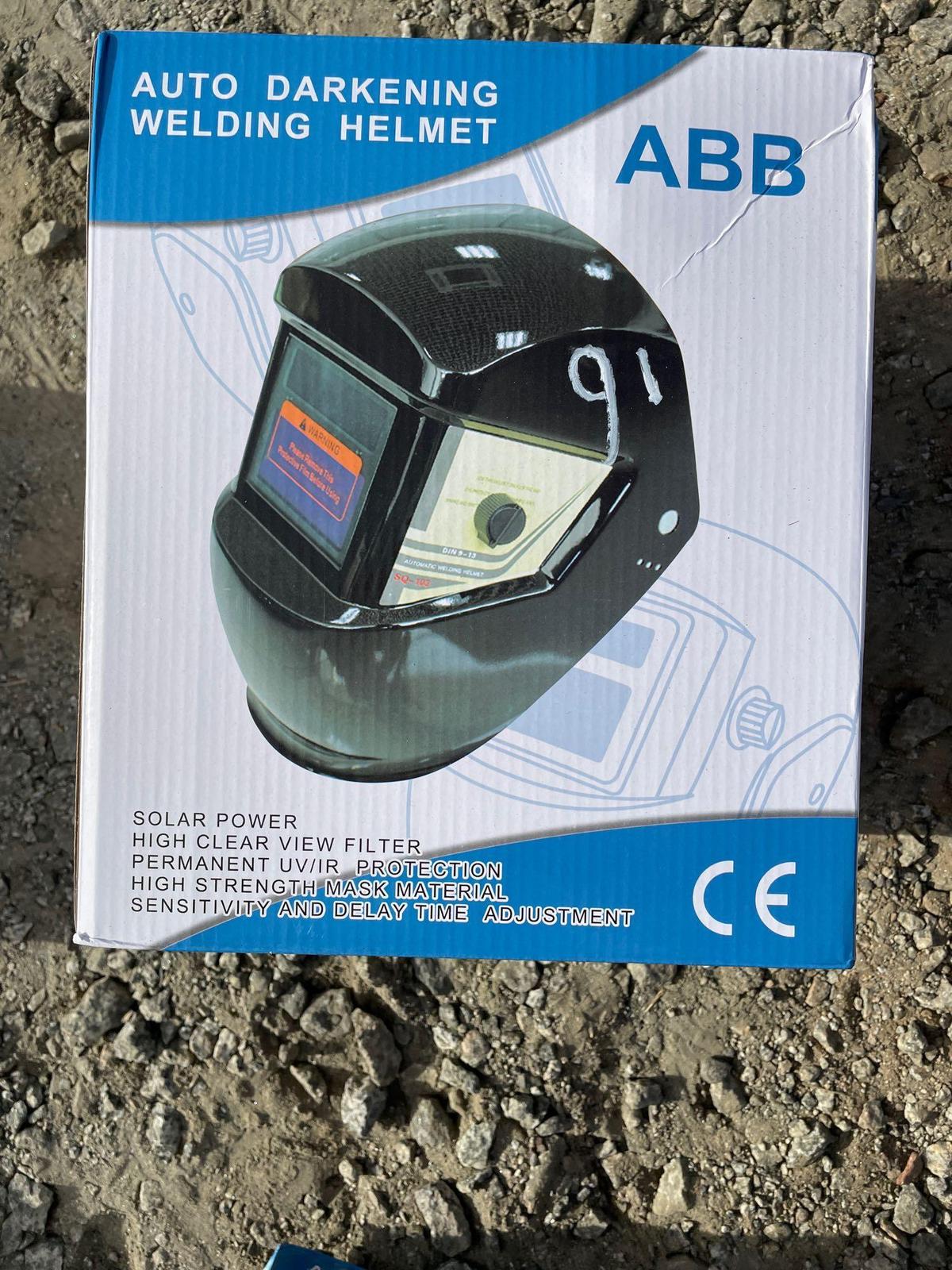 New auto darkening welding helmets UNUSED