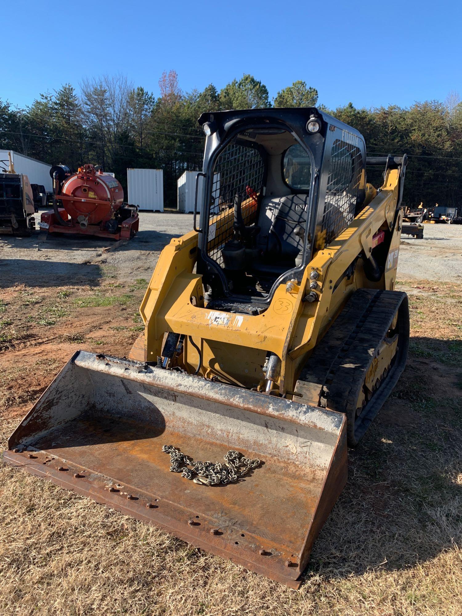 2017 Caterpillar 259D Two Speed Crawler Skid Steer Loader