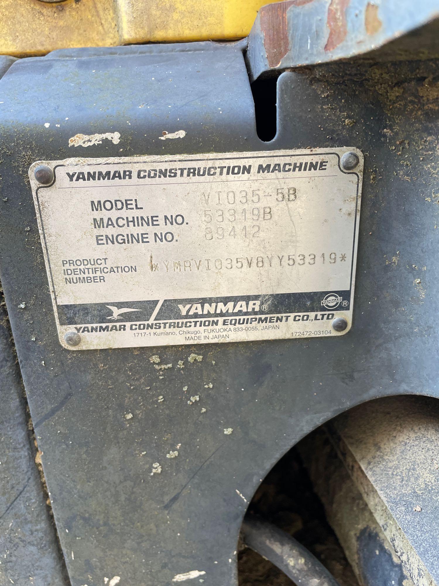 YANMAR VI035-5B Mini Excavator