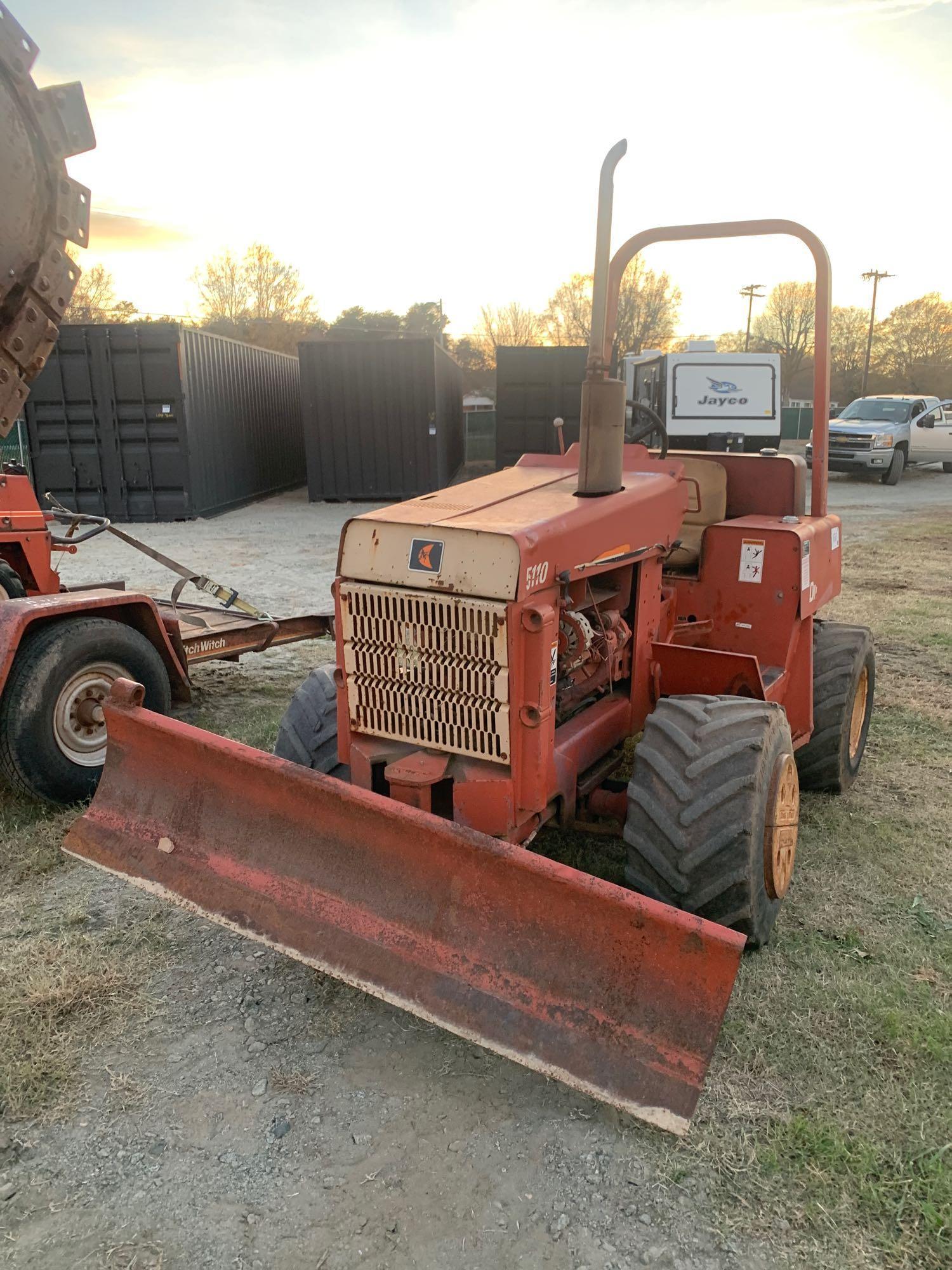 Ditch Witch 5110 4x4 Ride On Trencher