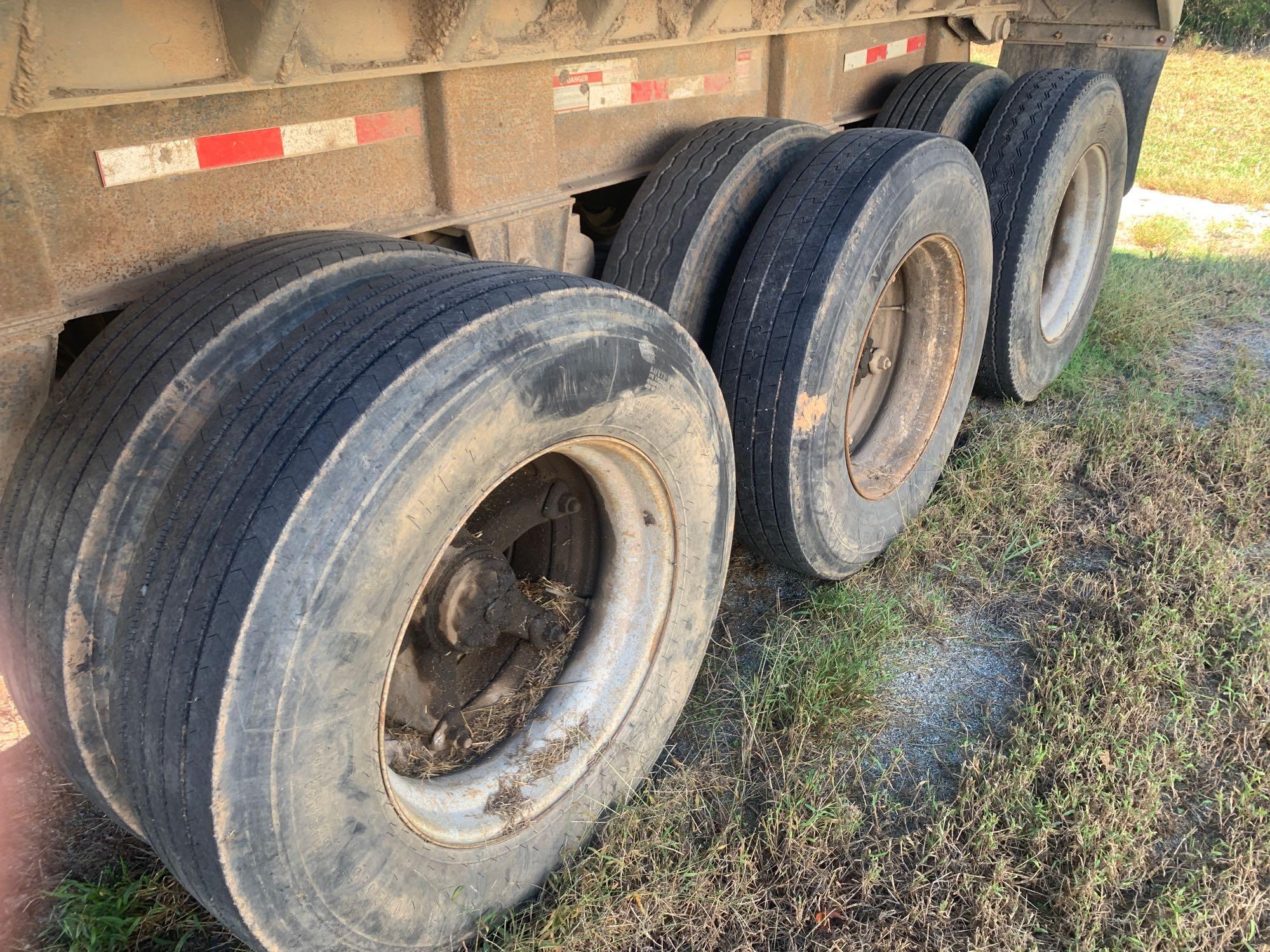 1994 Benson 38FT Tri/A Aluminum High Side Dump Trailer