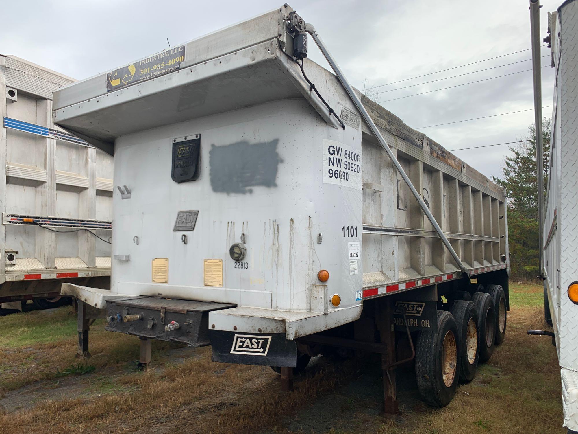 EAST 25FT QUAD/A End Dump Trailer