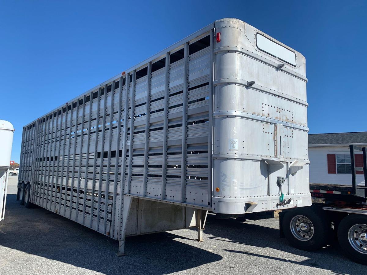 1984 Wilson ADCL-802 Double Deck T/A Aluminum Cattle Trailer