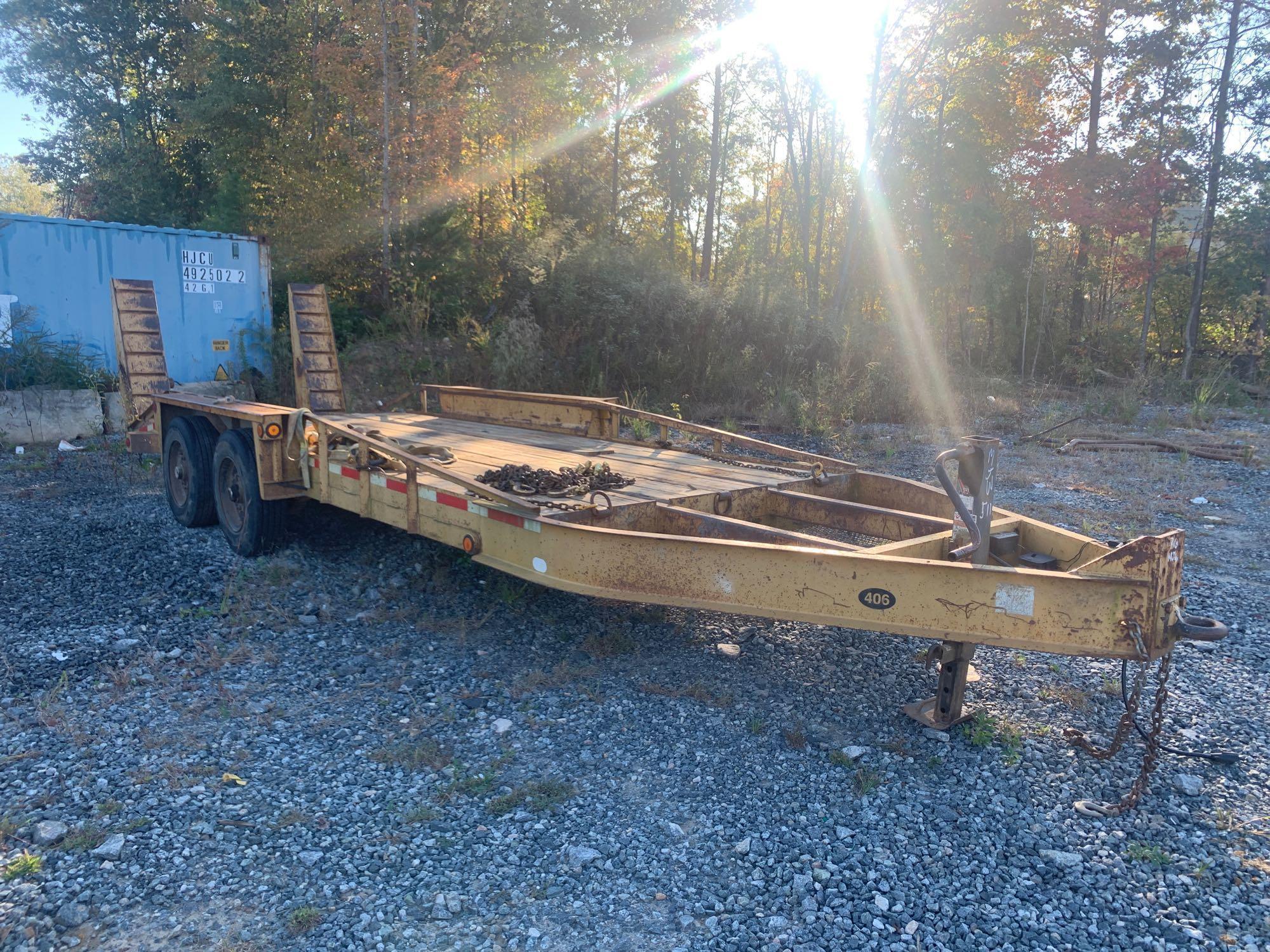 Belshe T/A 8x15 Tag Equipment Trailer