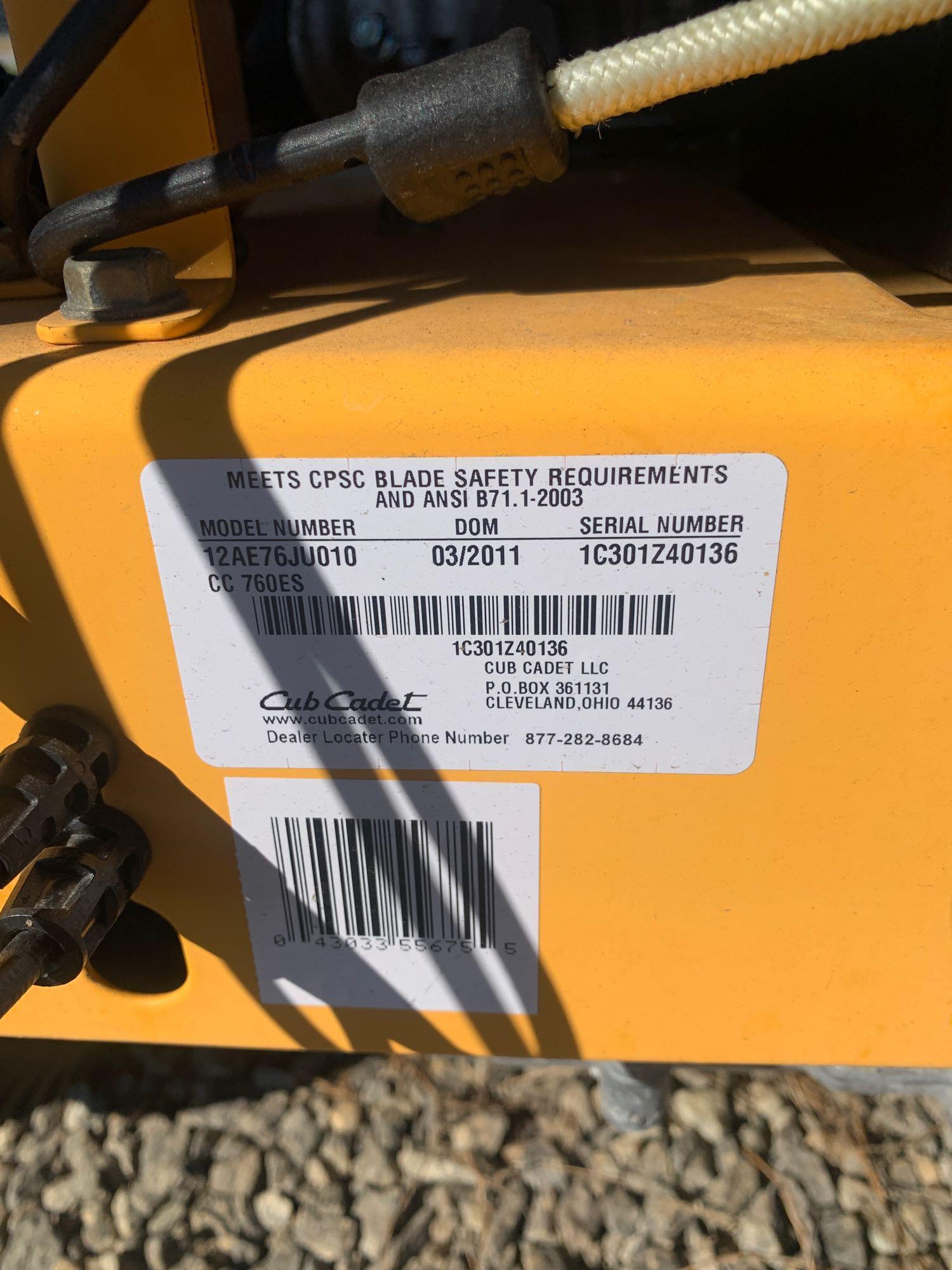 Cub Cadet CC760ES Walk Behind Mower